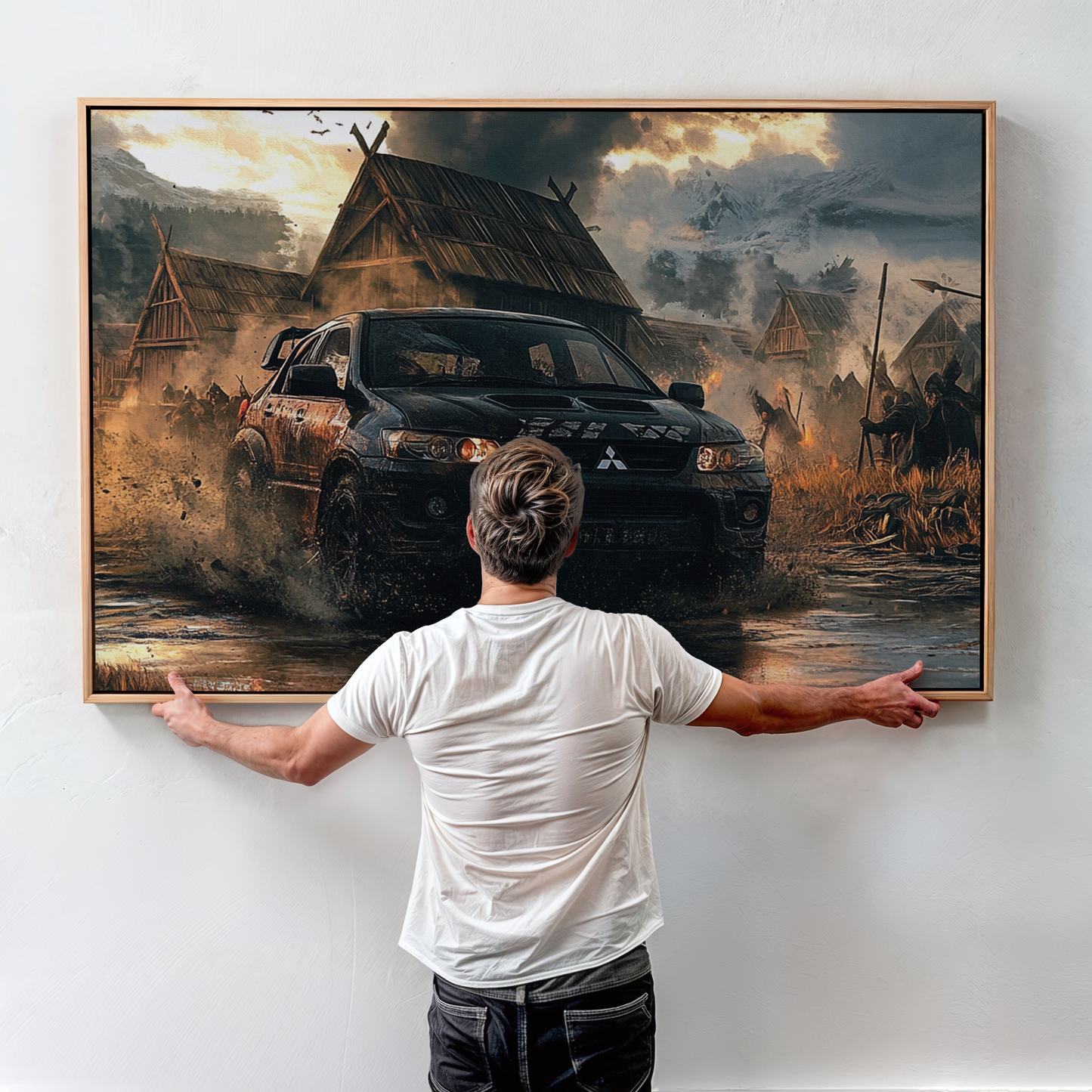 EVO LANCER CANVAS ART