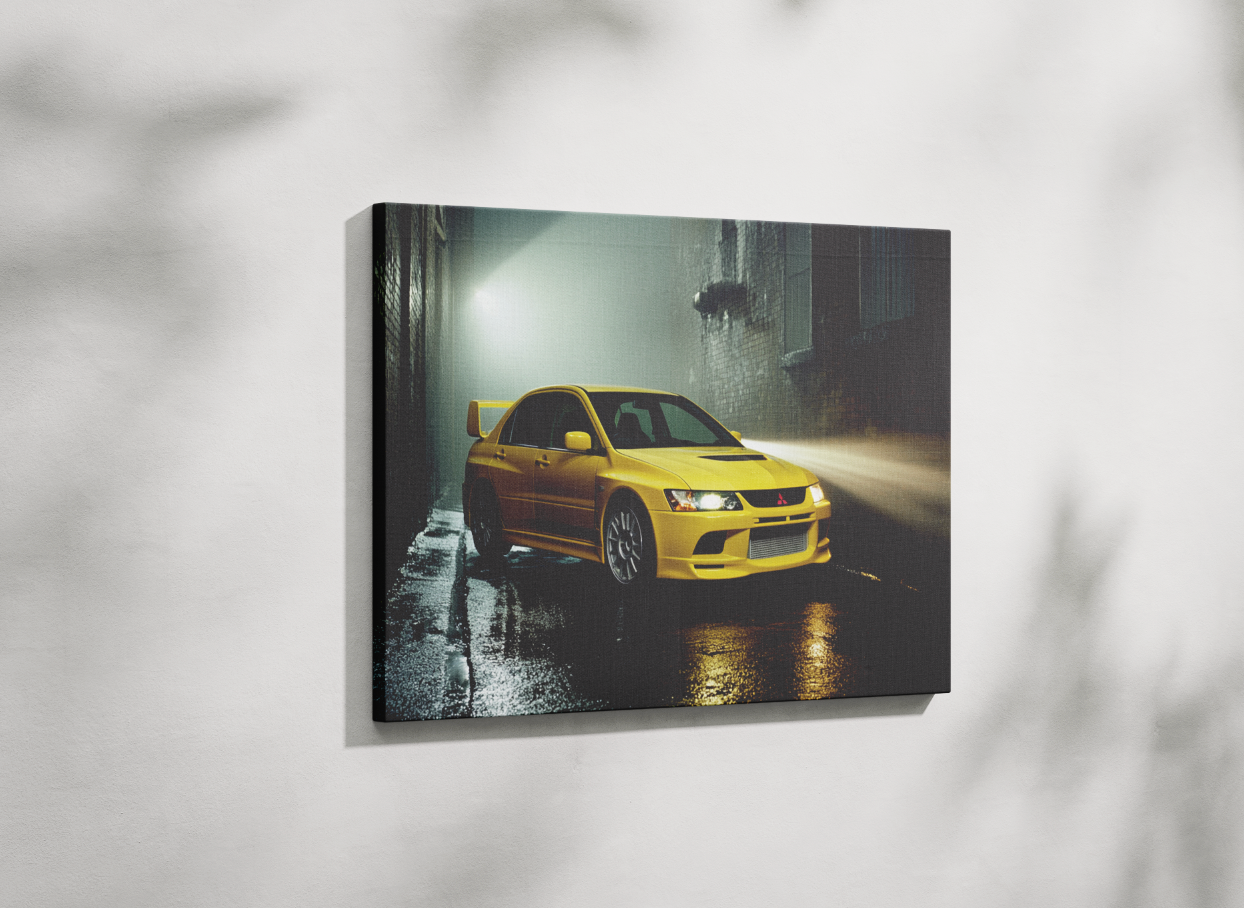 EVO LANCER CANVAS ART