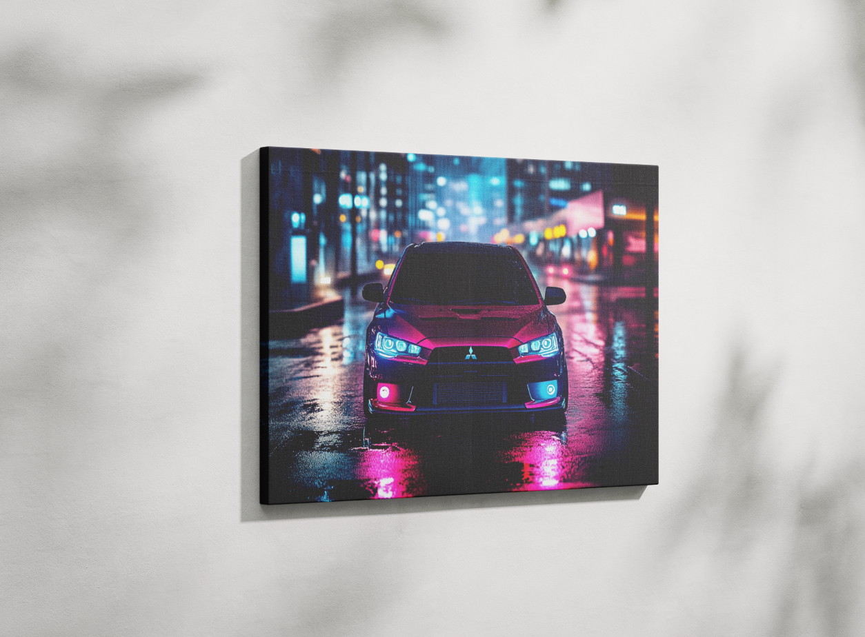 EVO LANCER CANVAS ART