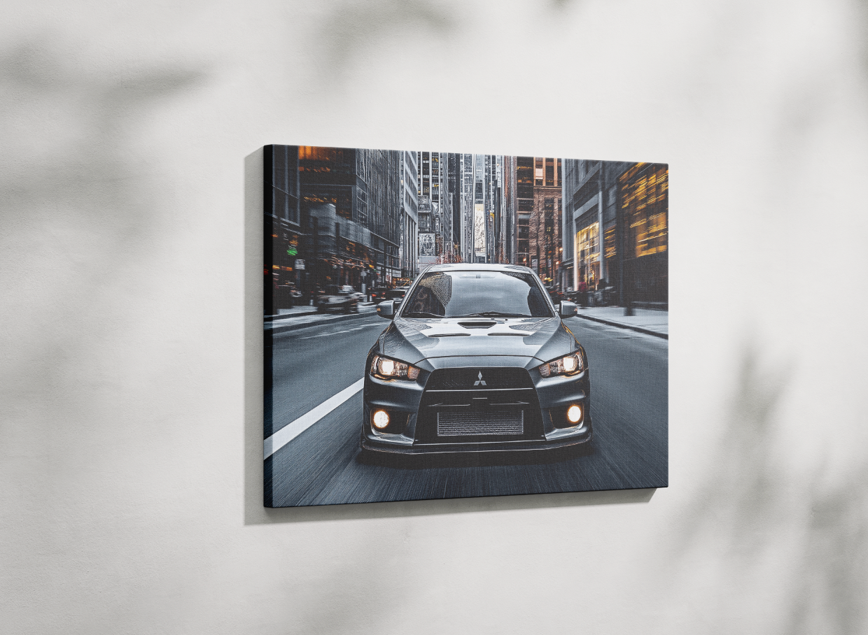 EVO LANCER CANVAS ART