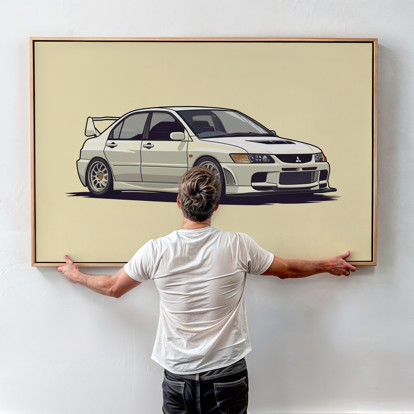 EVO LANCER CANVAS ART