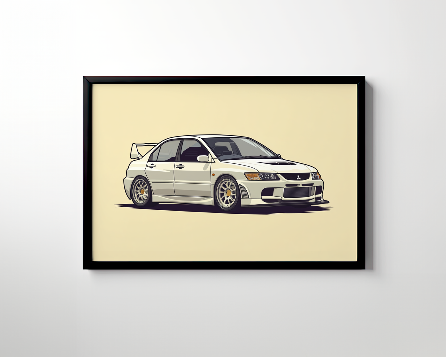 EVO LANCER CANVAS ART