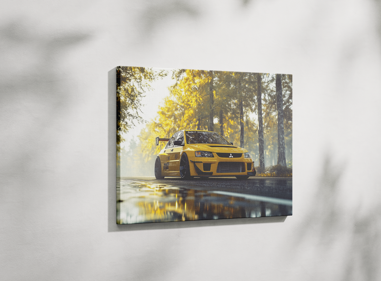 EVO LANCER CANVAS ART