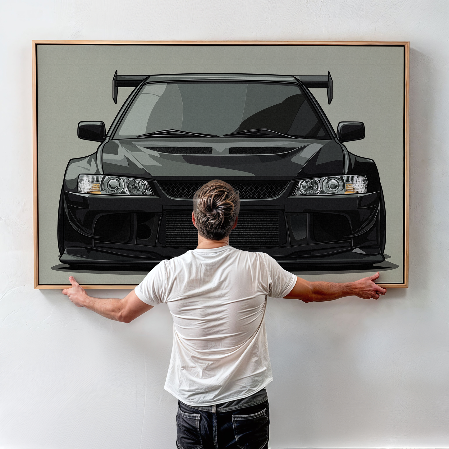 EVO LANCER CANVAS ART
