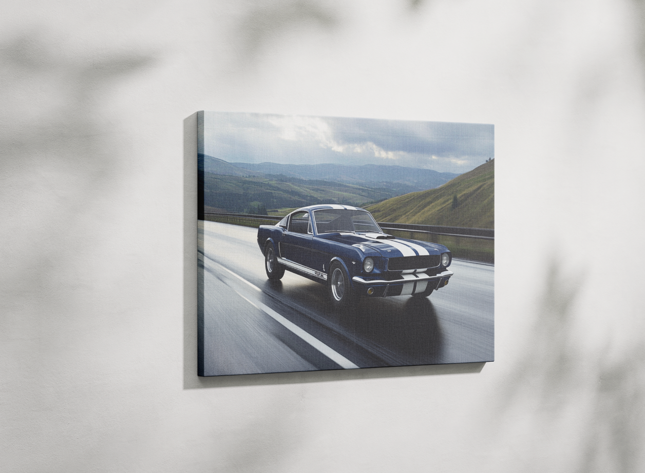 MUSTANG CANVAS ART