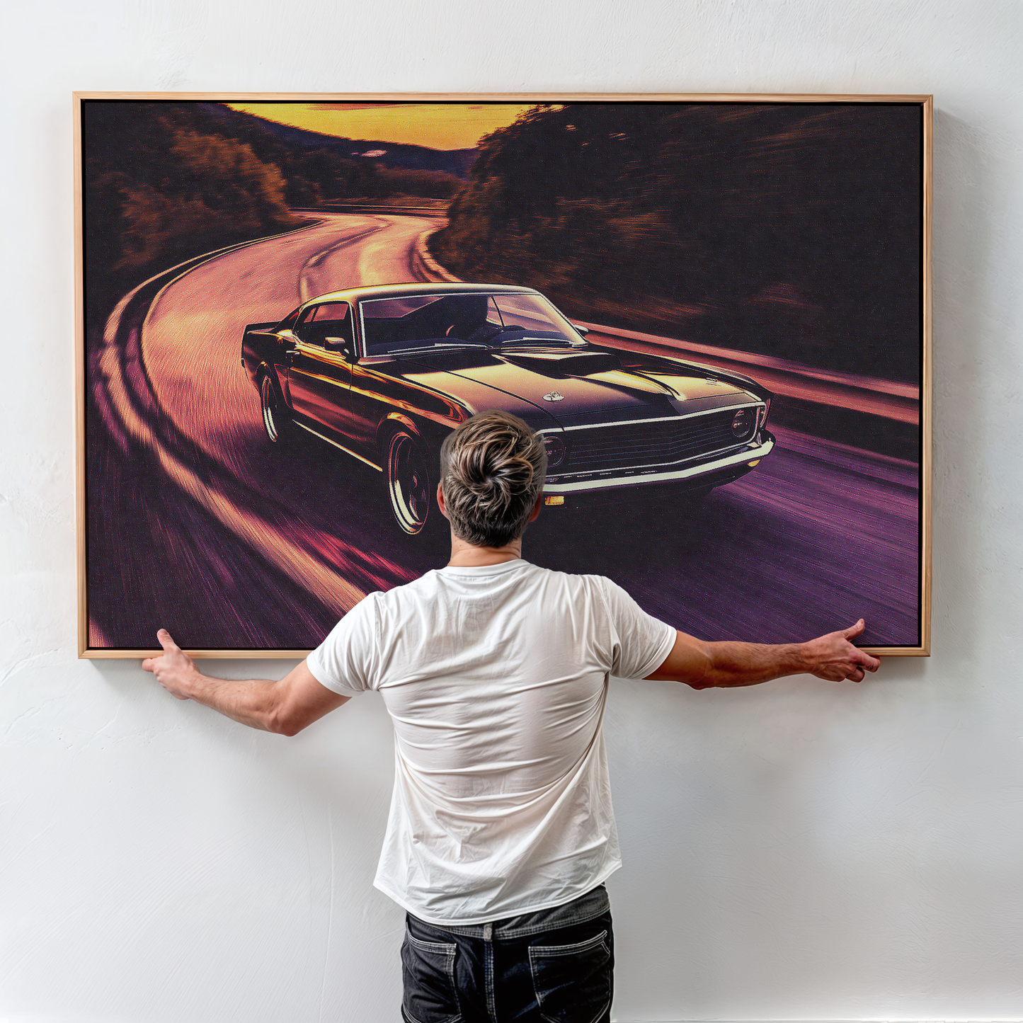 MUSTANG CANVAS ART