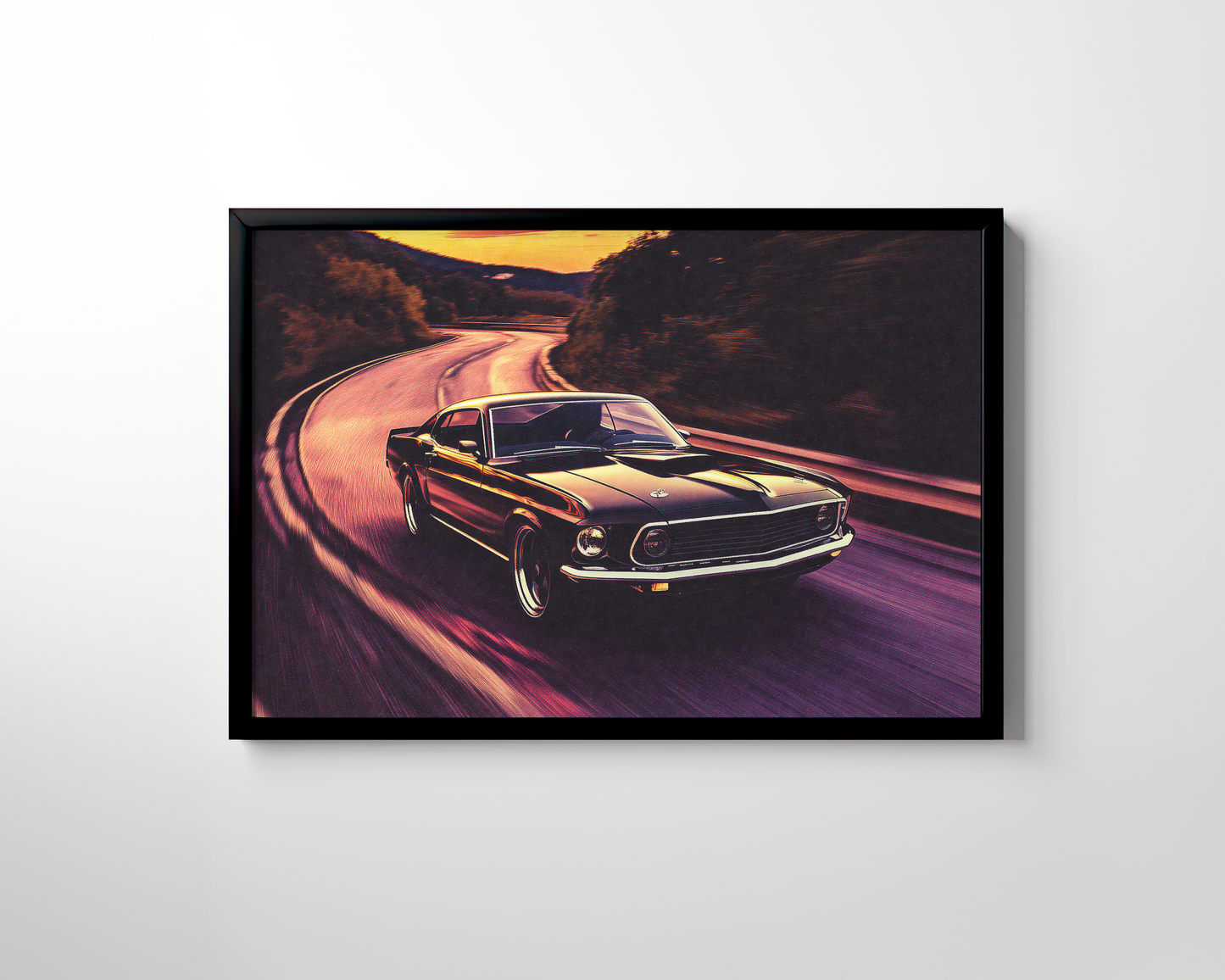 MUSTANG CANVAS ART