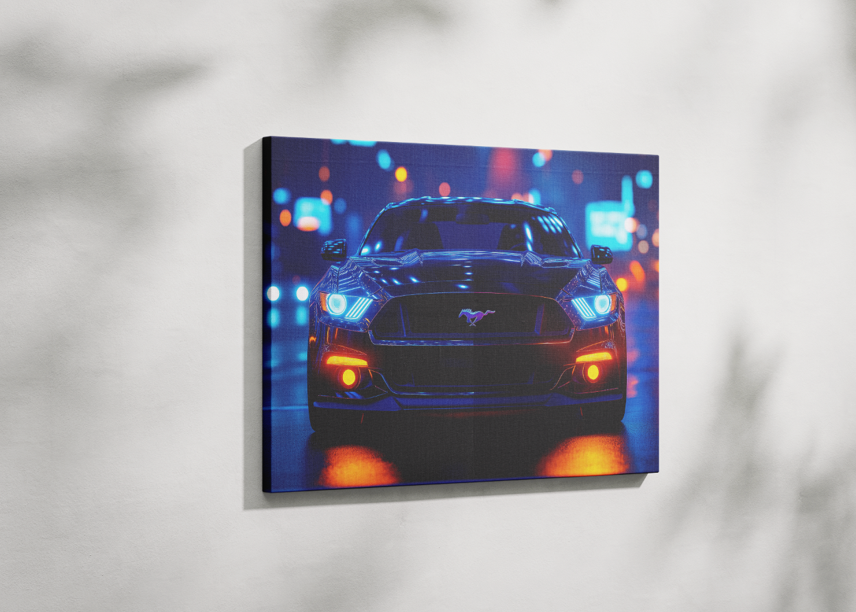 MUSTANG CANVAS ART