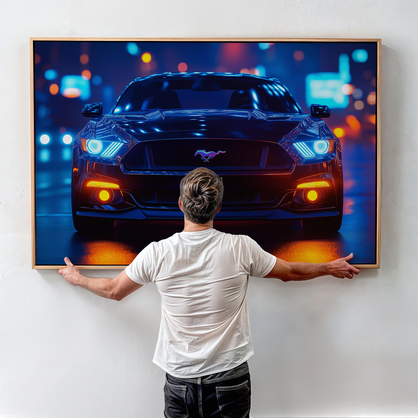 MUSTANG CANVAS ART