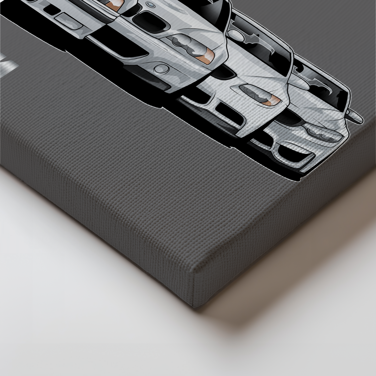 BMW M3 5 GENERATIONS WALL ART