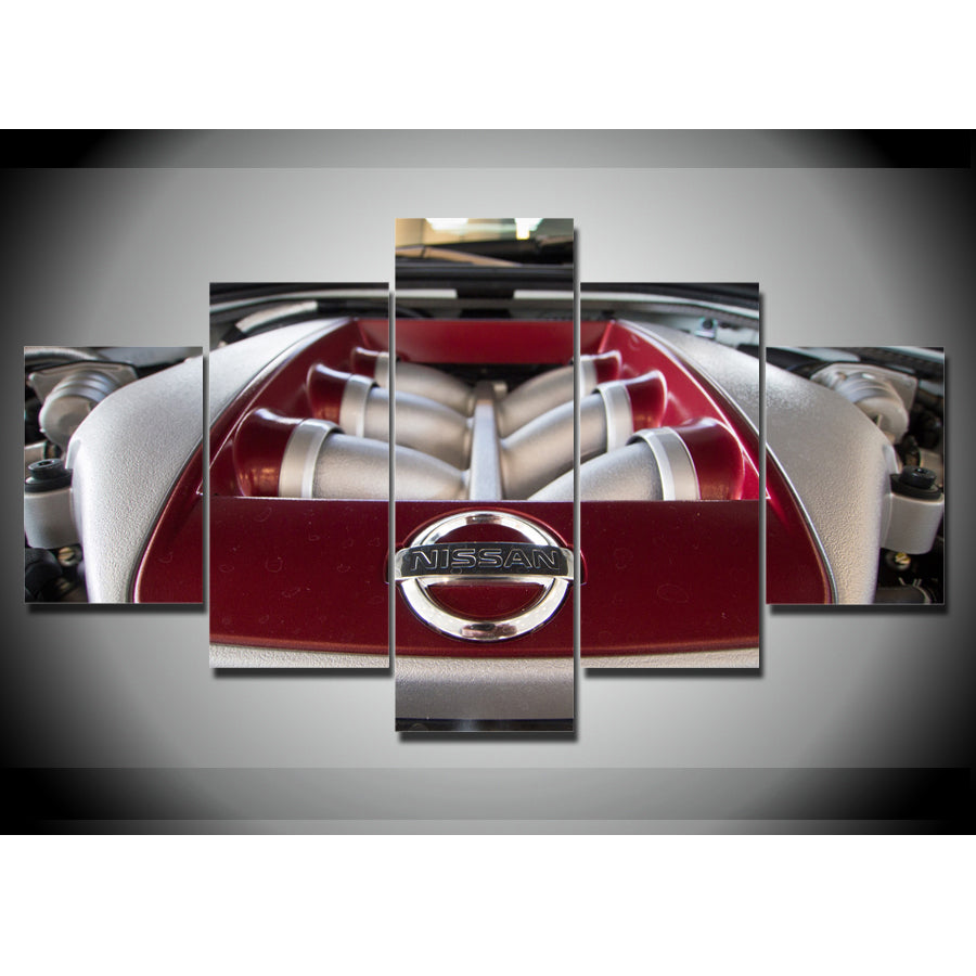 JDM ENGINE CAR CANVAS ART