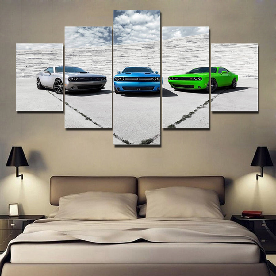 MUSCLE CAR CANVAS ART
