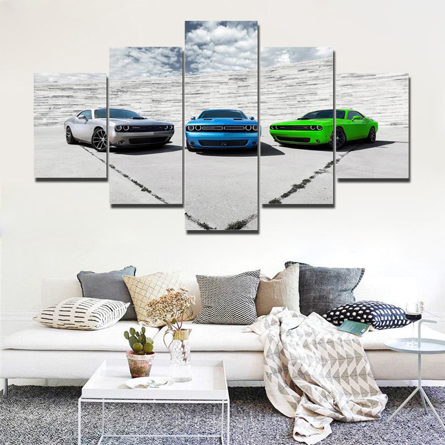 MUSCLE CAR CANVAS ART