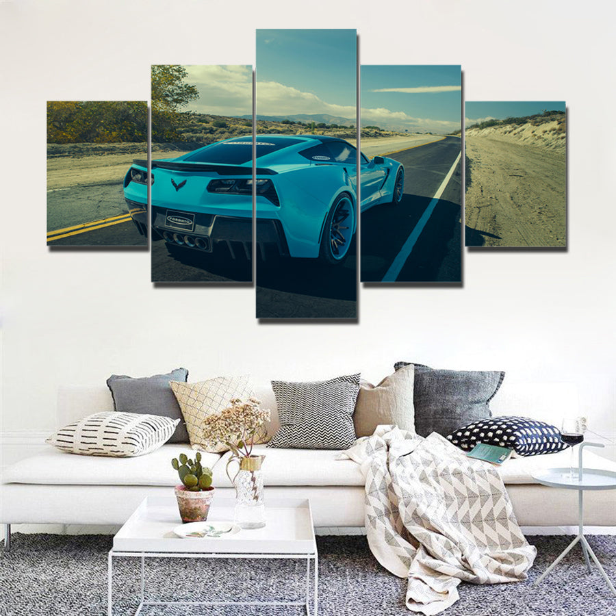 MUSCLE CAR CANVAS ART