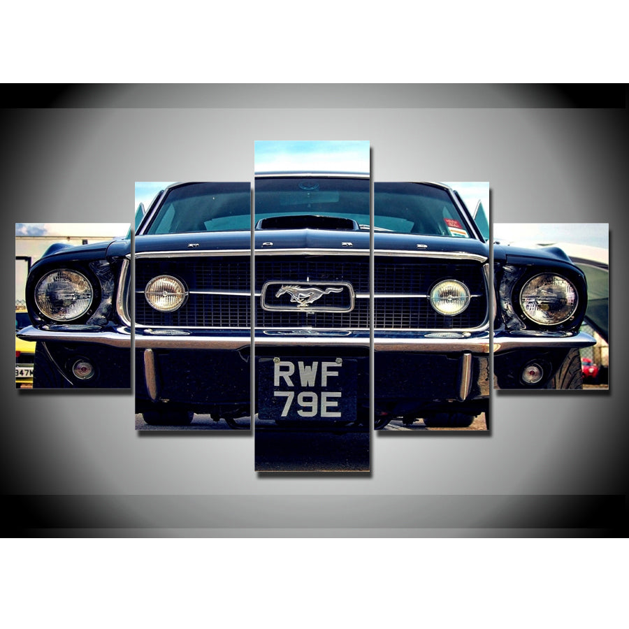 CLASSIC MUSTANG CANVAS ART