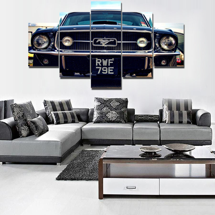 CLASSIC MUSTANG CANVAS ART
