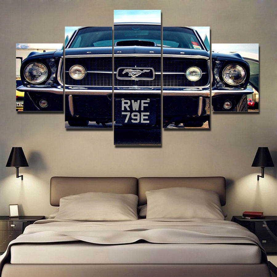 CLASSIC MUSTANG CANVAS ART