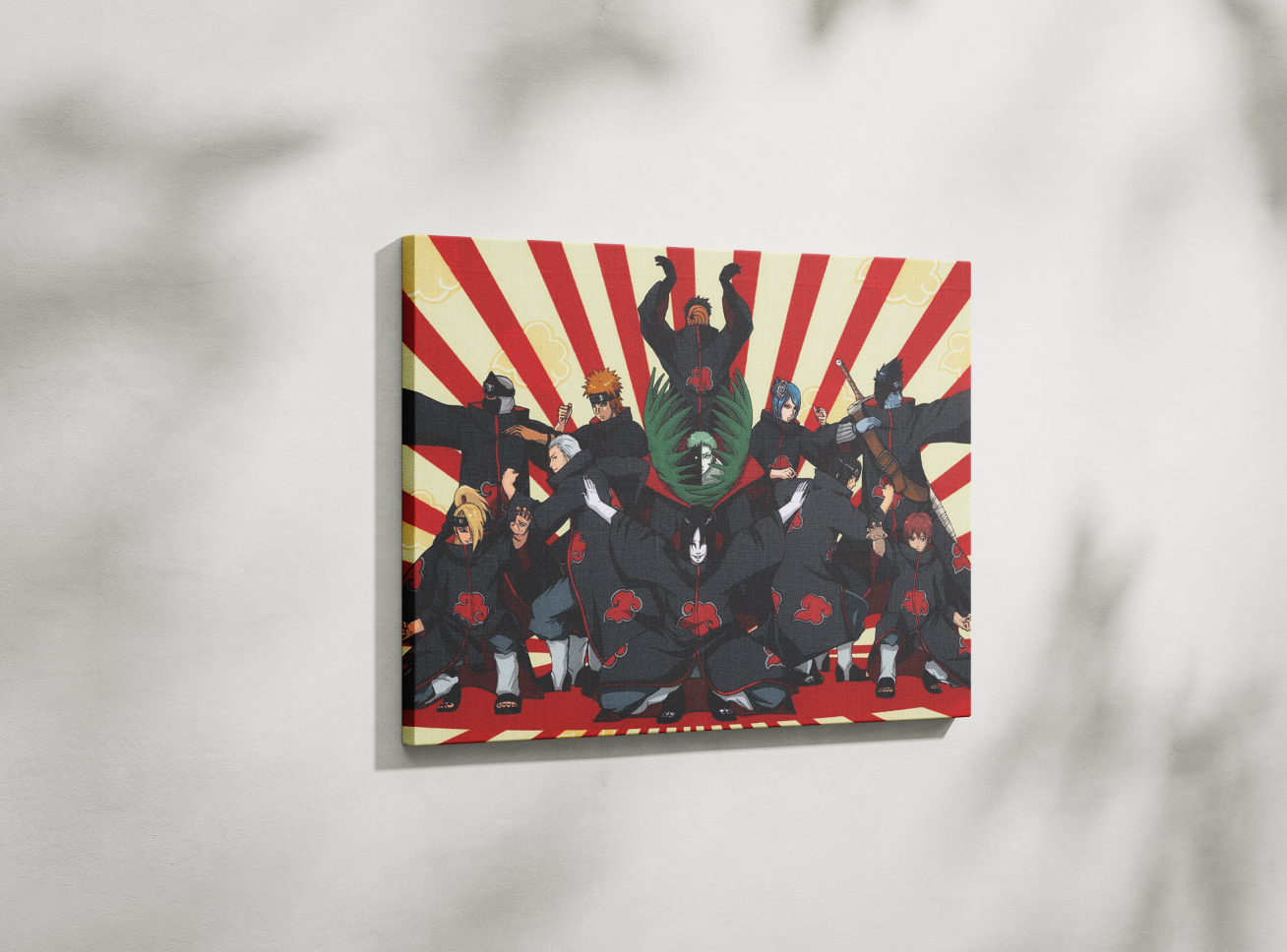 AKATSUKI FORMATION CANVAS ART