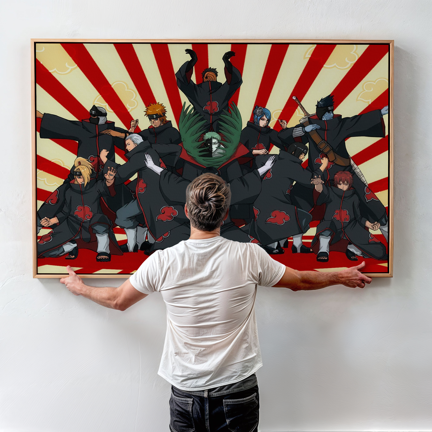 AKATSUKI FORMATION CANVAS ART