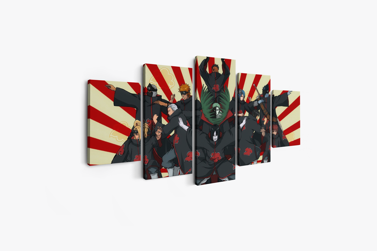AKATSUKI FORMATION CANVAS ART