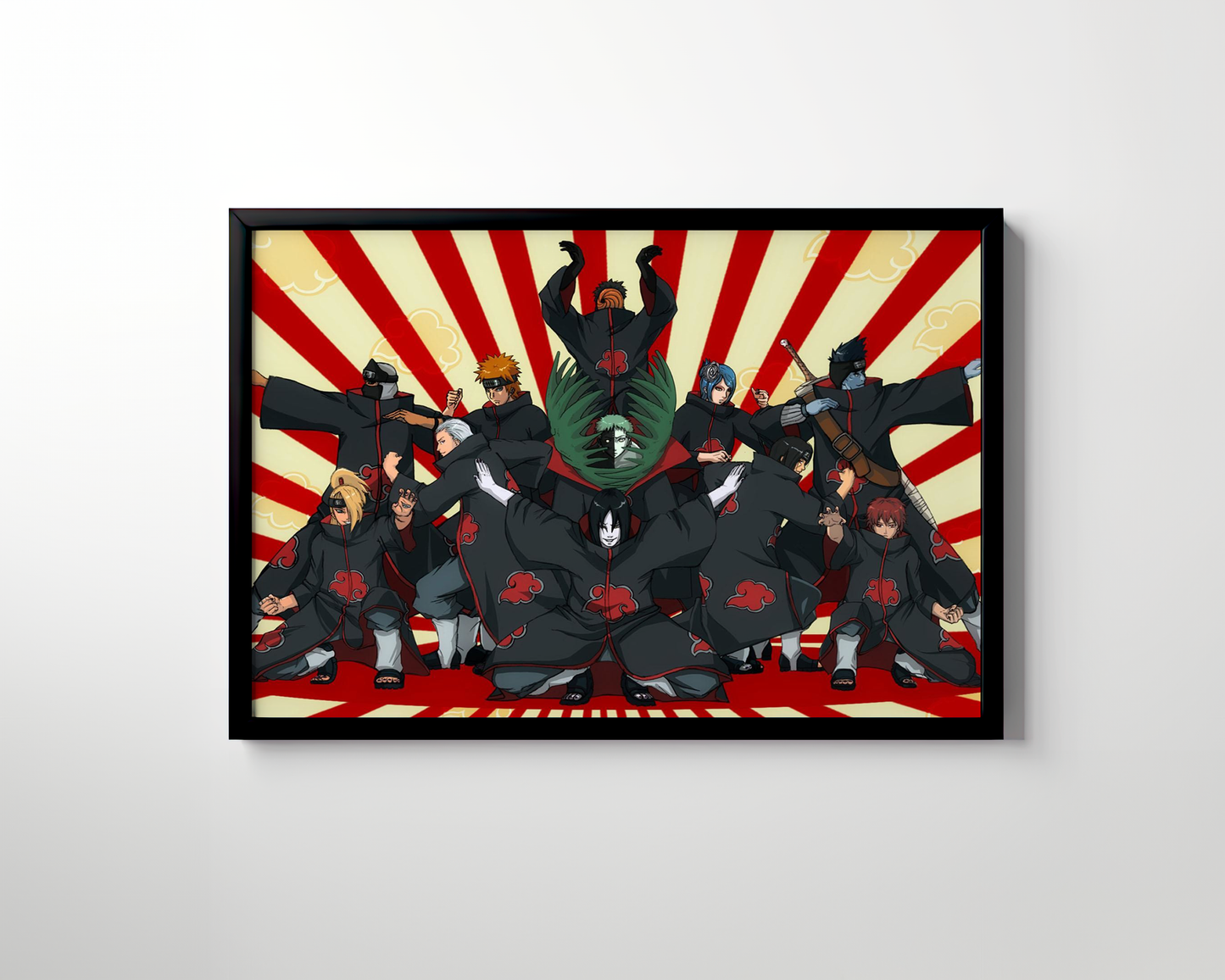 AKATSUKI FORMATION CANVAS ART