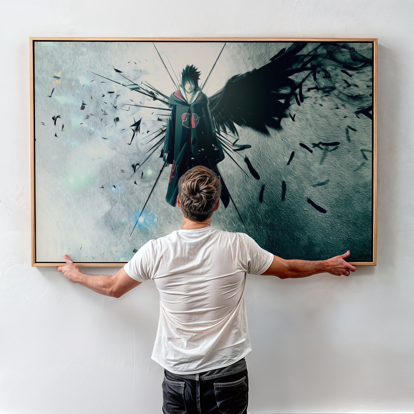 AKATSUKI SASUKE CANVAS ART