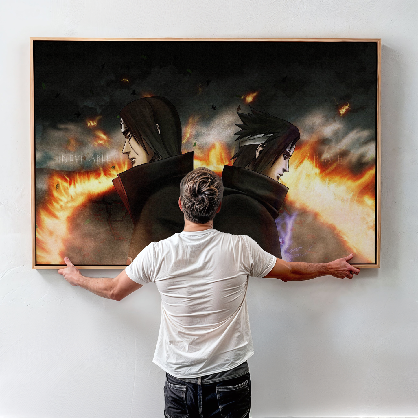 ITACHI & SASUKE CANVAS ART