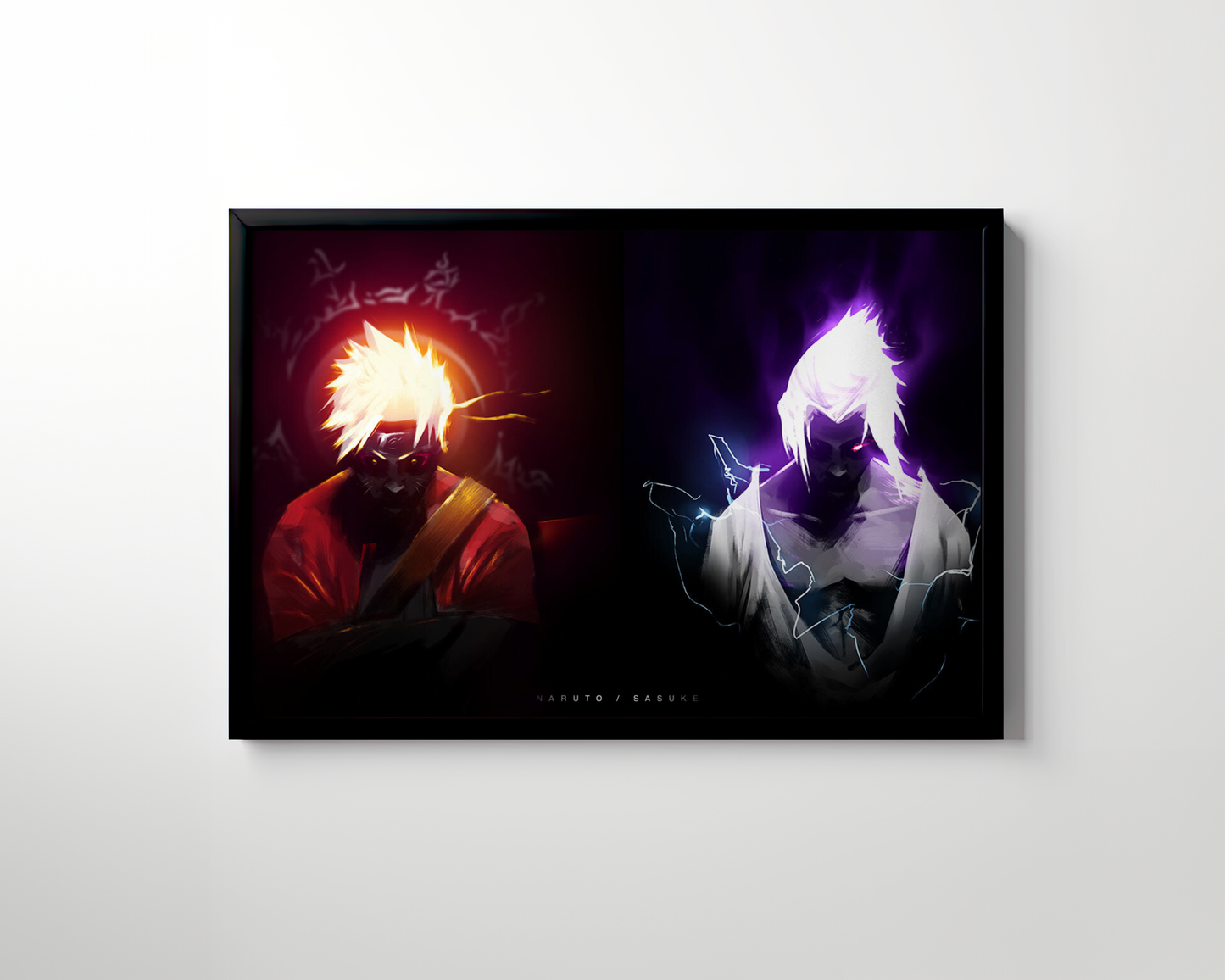 NARUTO & SASUKE CANVA ART