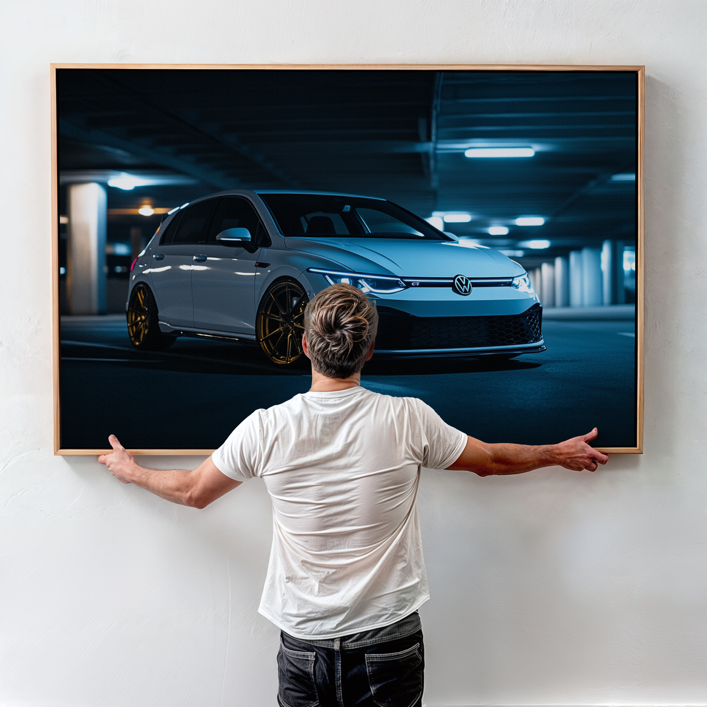 VOLKSWAGEN GOLF CANVAS ART