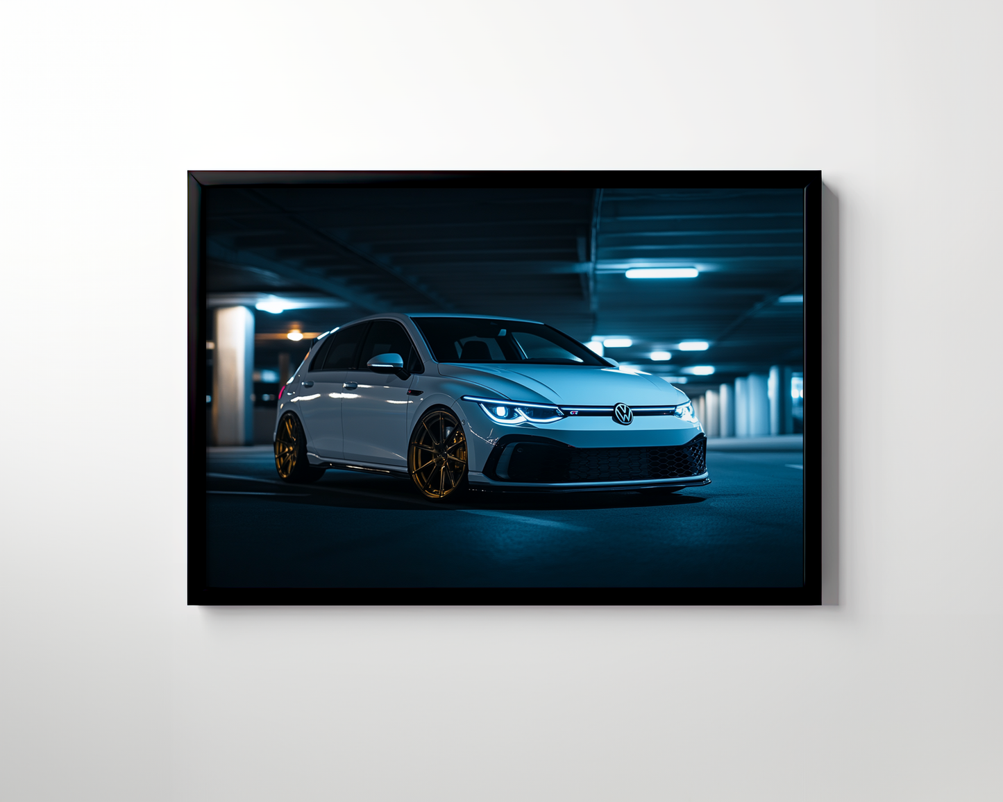 VOLKSWAGEN GOLF CANVAS ART