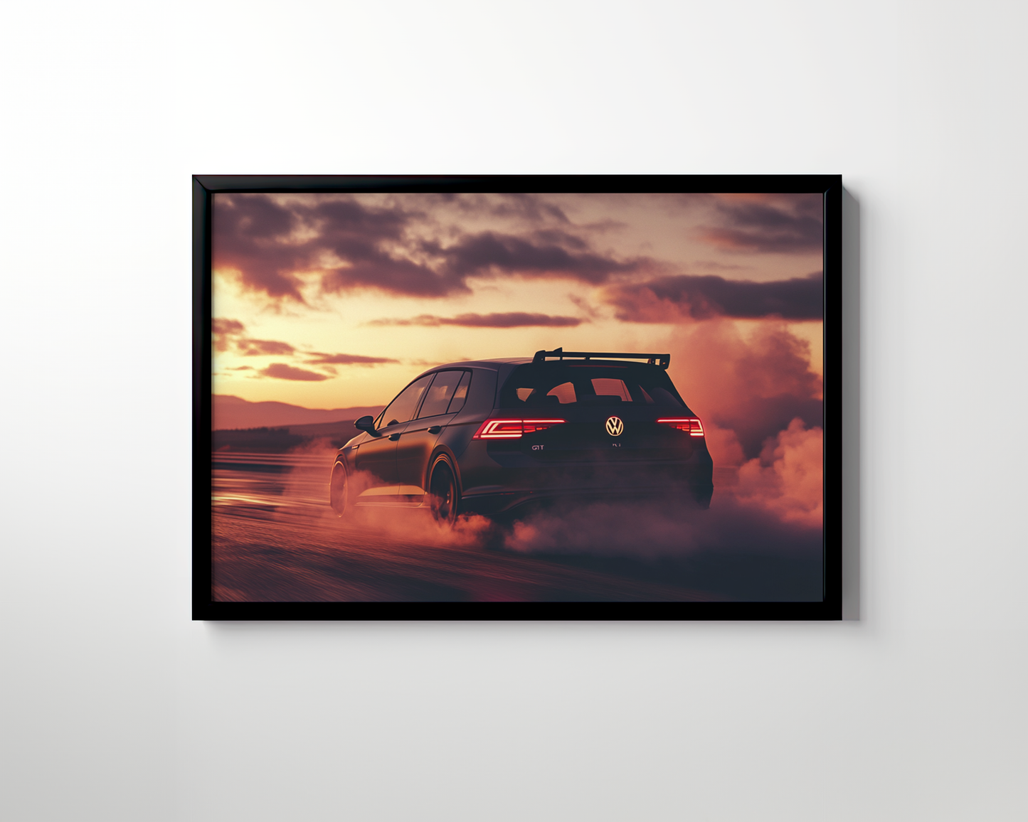 VOLKSWAGEN GOLF CANVAS ART