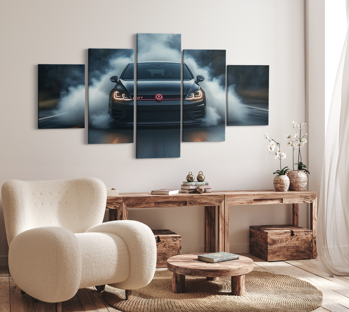 VOLKSWAGEN GOLF CANVAS ART