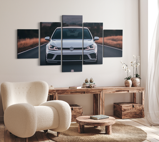 VOLKSWAGEN GOLF CANVAS ART