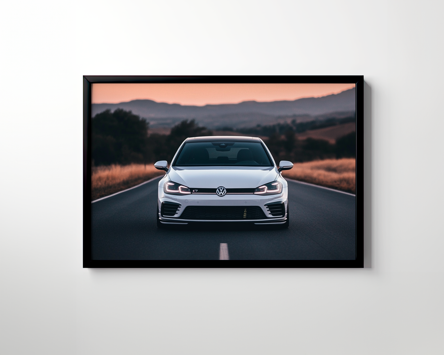 VOLKSWAGEN GOLF CANVAS ART