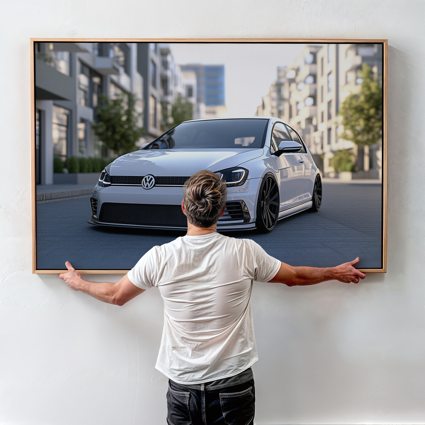 VOLKSWAGEN GOLF CANVAS ART