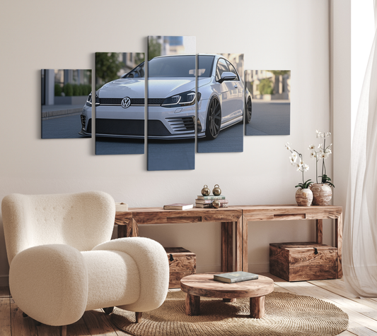 VOLKSWAGEN GOLF CANVAS ART