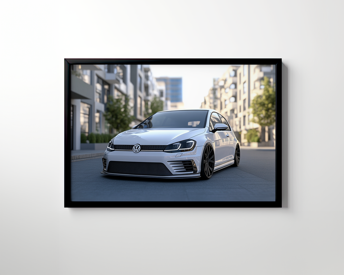 VOLKSWAGEN GOLF CANVAS ART