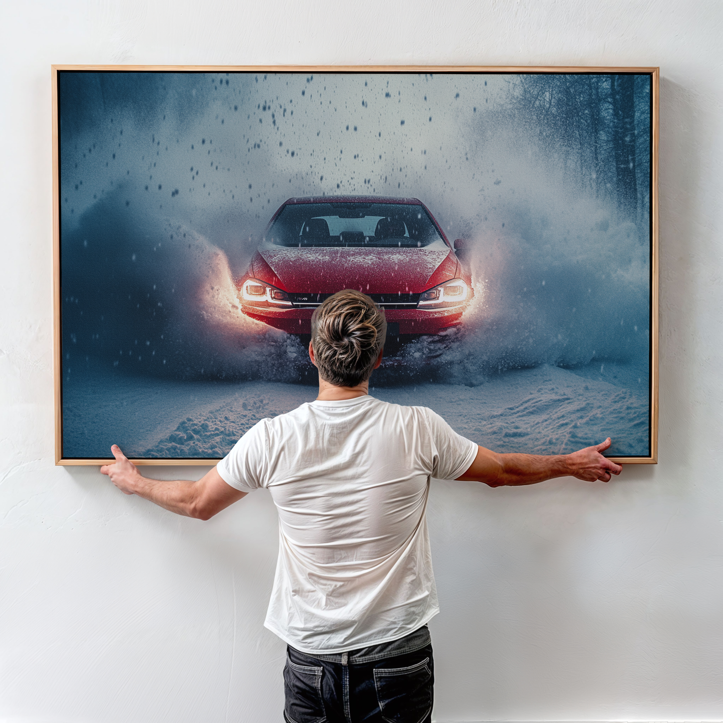 VOLKSWAGEN GOLF CANVAS ART