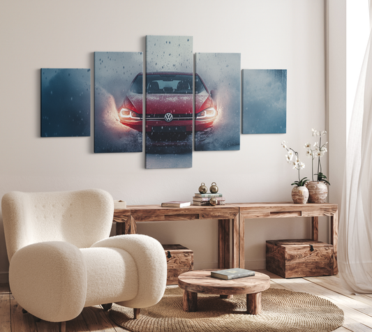 VOLKSWAGEN GOLF CANVAS ART