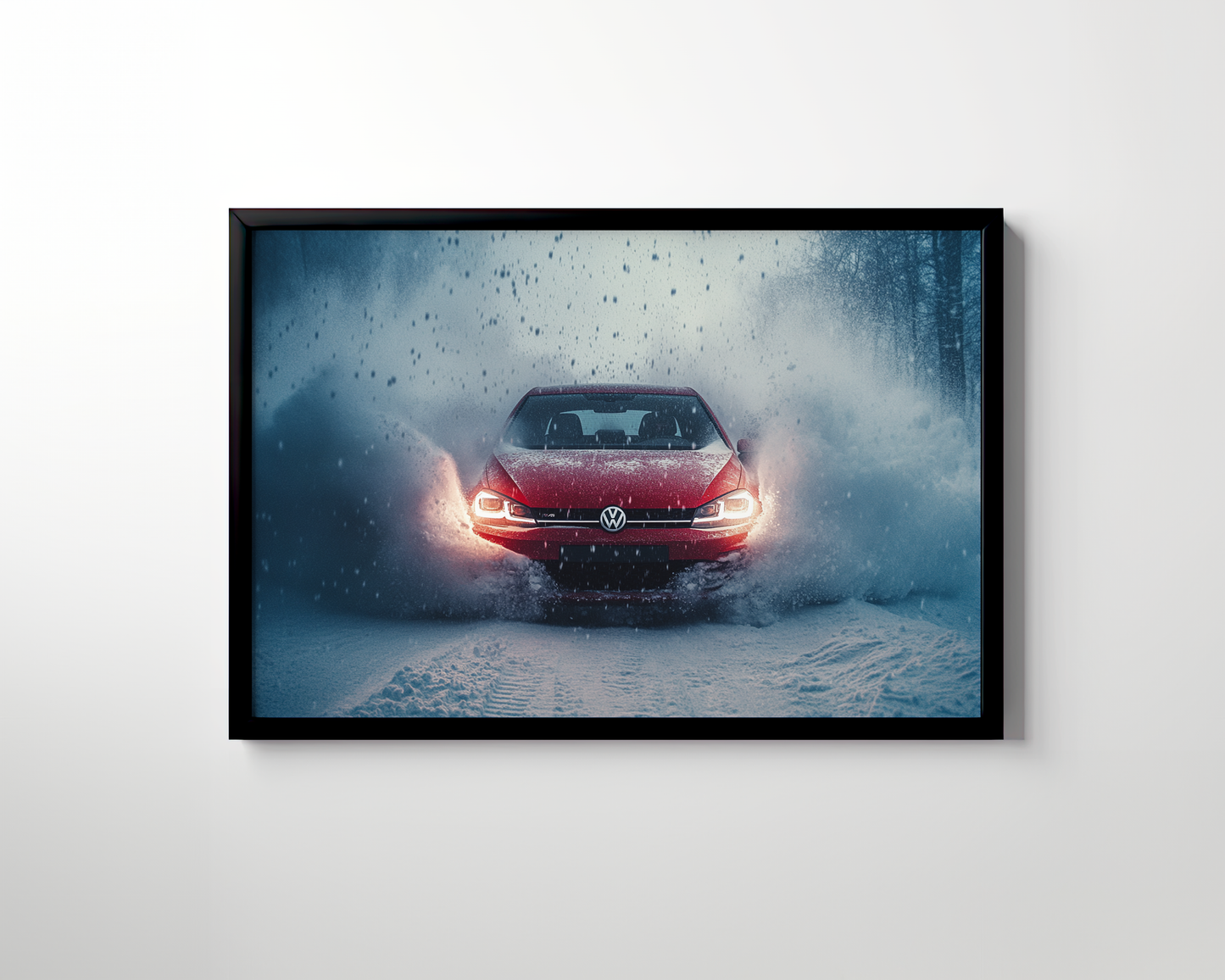 VOLKSWAGEN GOLF CANVAS ART