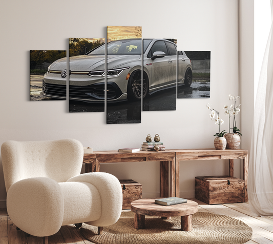 VOLKSWAGEN GOLF CANVAS ART