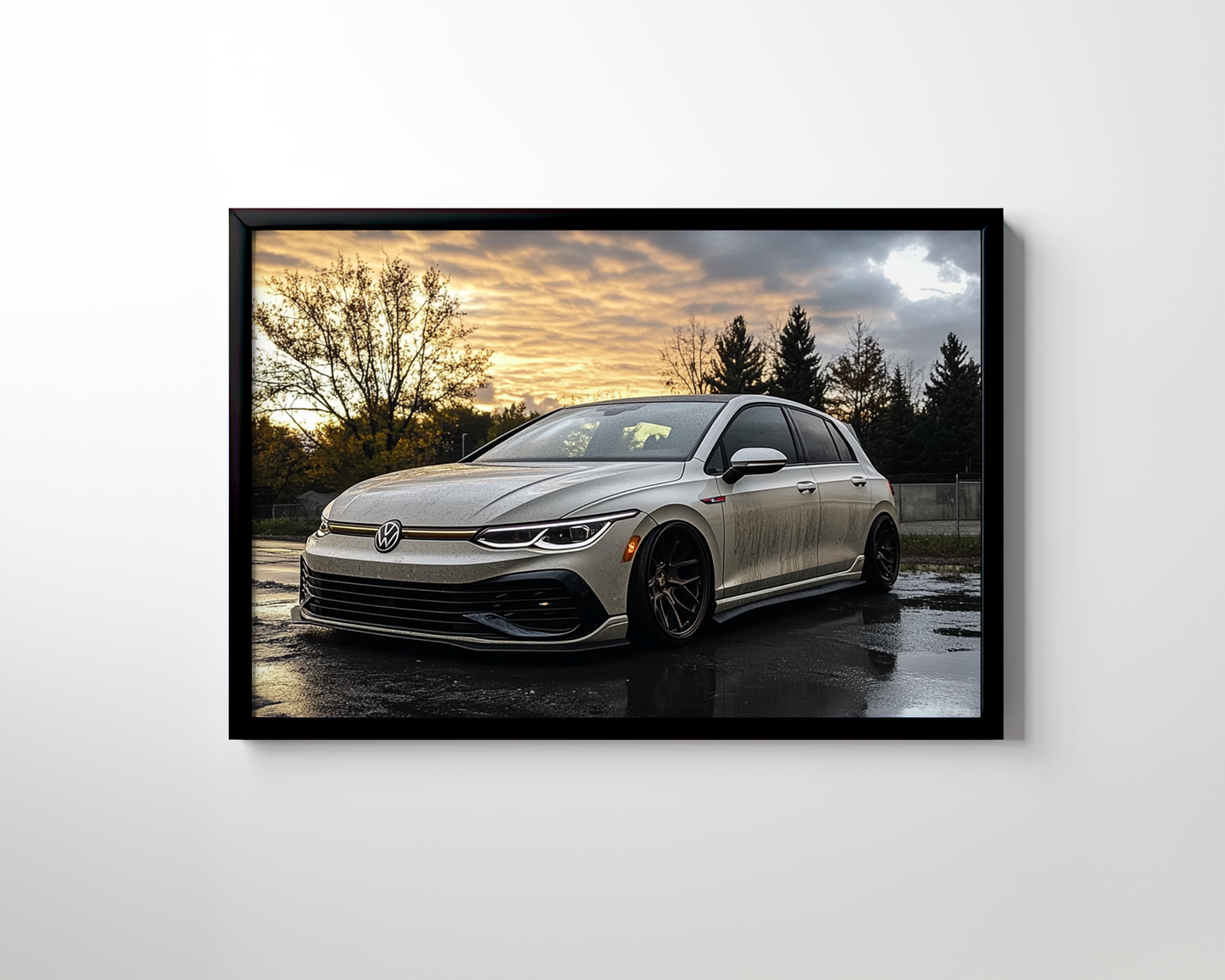 VOLKSWAGEN GOLF CANVAS ART