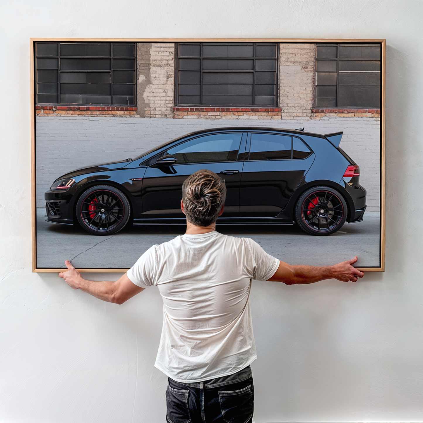 VOLKSWAGEN GOLF CANVAS ART