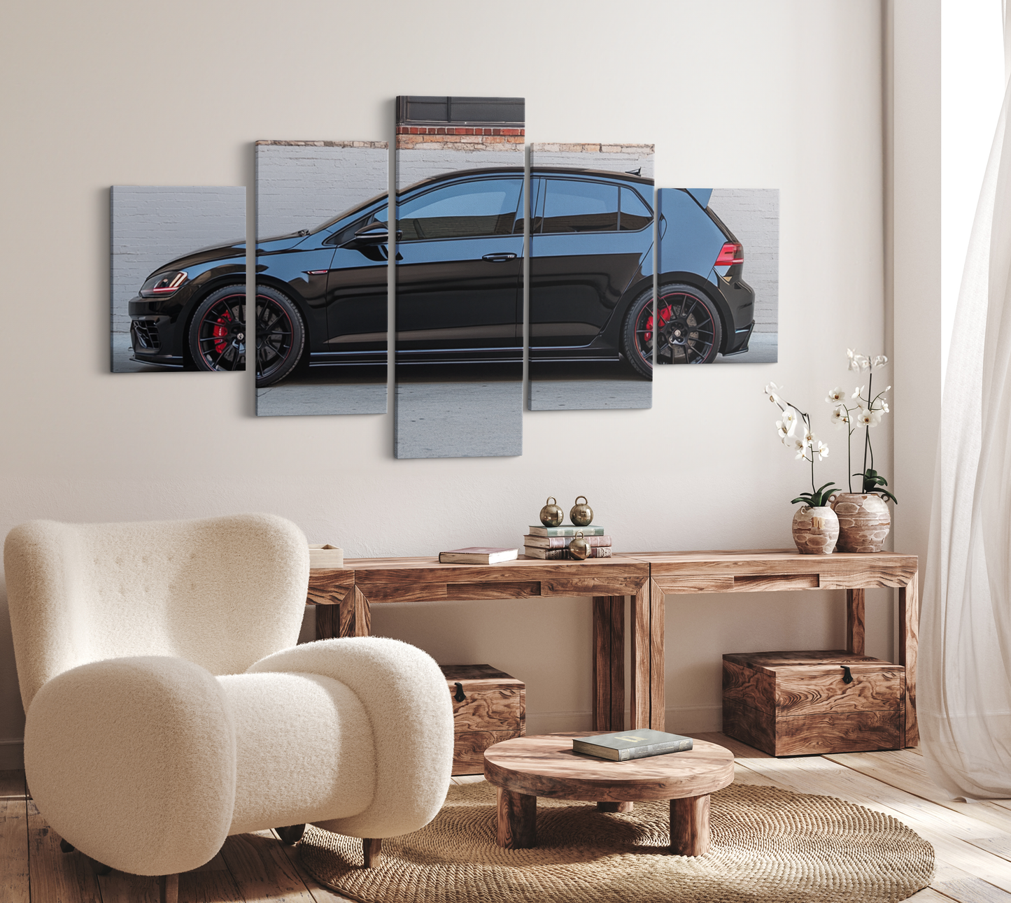 VOLKSWAGEN GOLF CANVAS ART