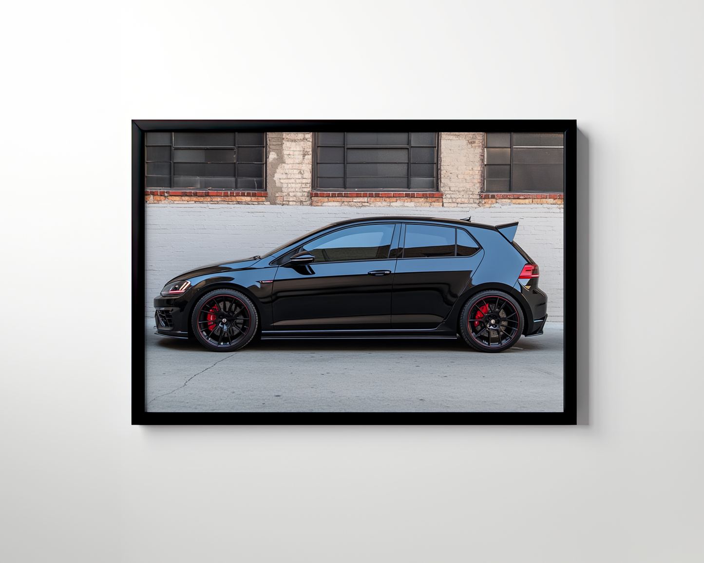 VOLKSWAGEN GOLF CANVAS ART