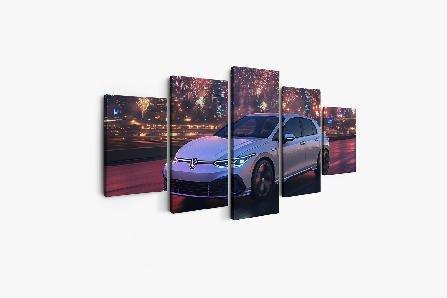 VOLKSWAGEN GOLF CANVAS ART