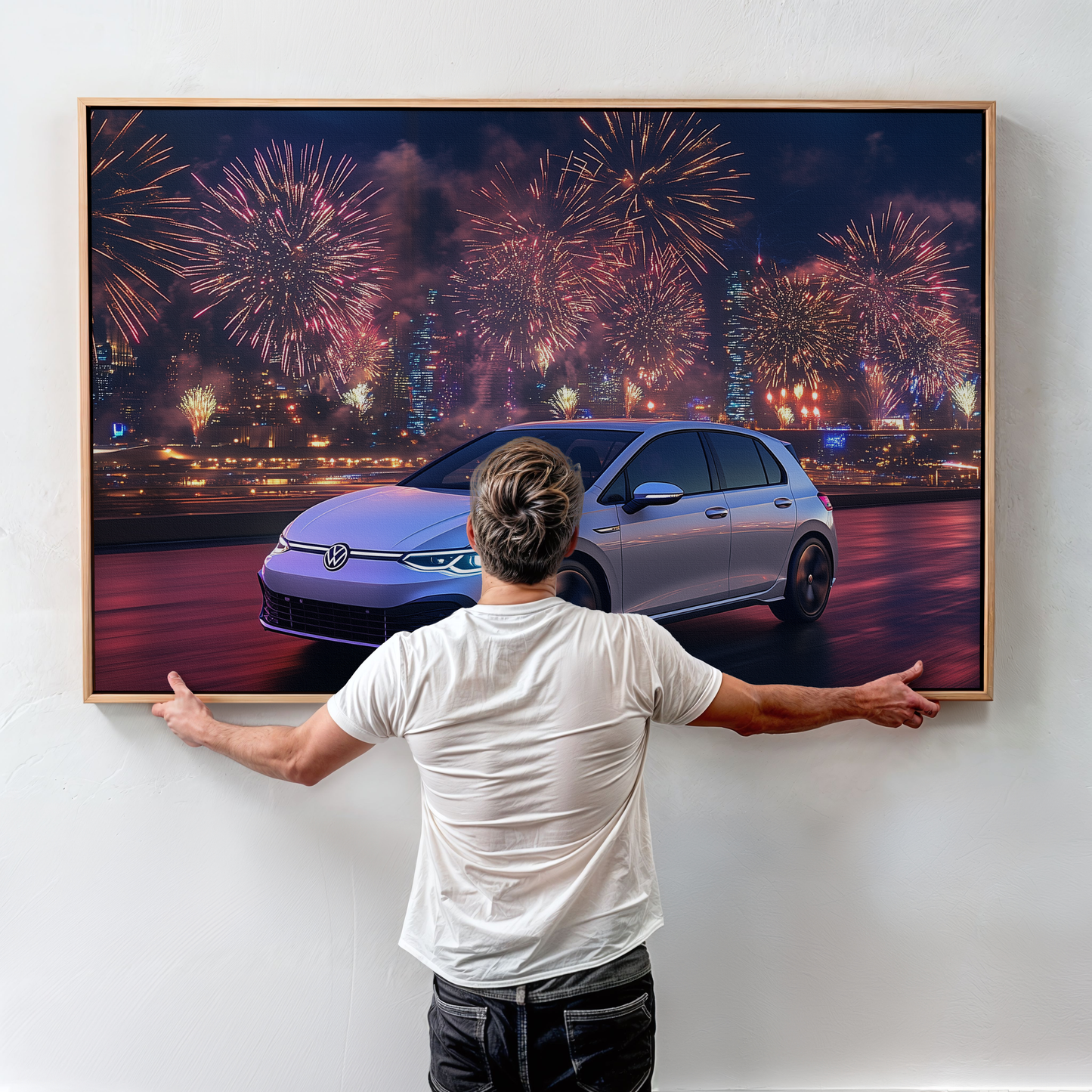 VOLKSWAGEN GOLF CANVAS ART