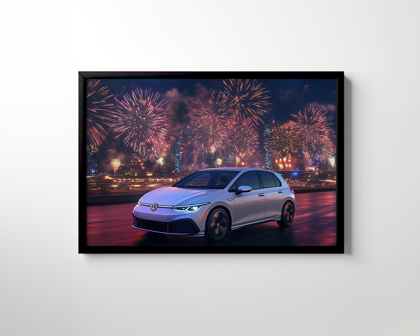 VOLKSWAGEN GOLF CANVAS ART