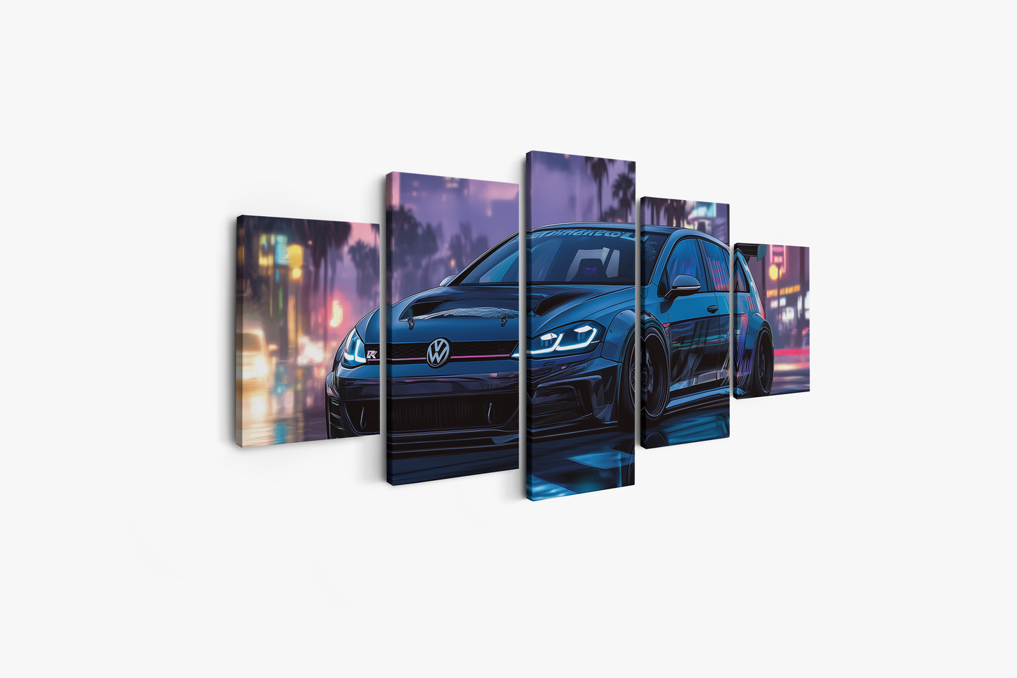 VOLKSWAGEN GOLF CANVAS ART