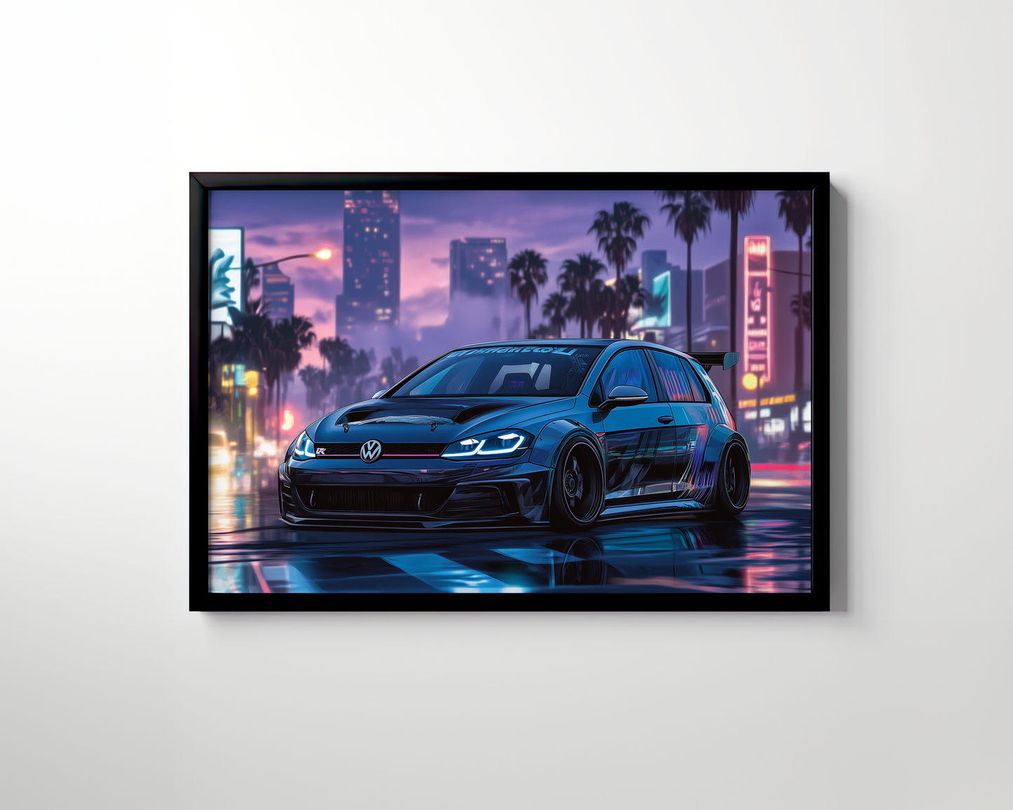 VOLKSWAGEN GOLF CANVAS ART